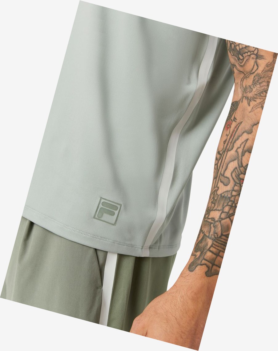Fila Tie Breaker Color Blocked Crew Plateadas | 16TSZYUNX