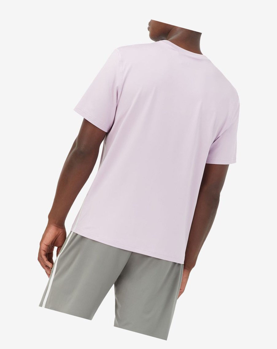 Fila Tie Breaker Vented Crew Lavanda Gris | 20CMVTAGQ