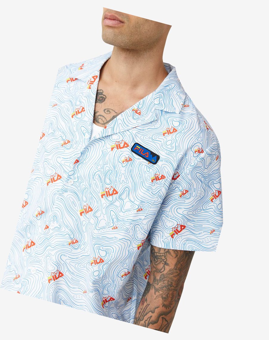 Fila Topo Caban Shirt Blancas Blancas | 25TWCIFNL
