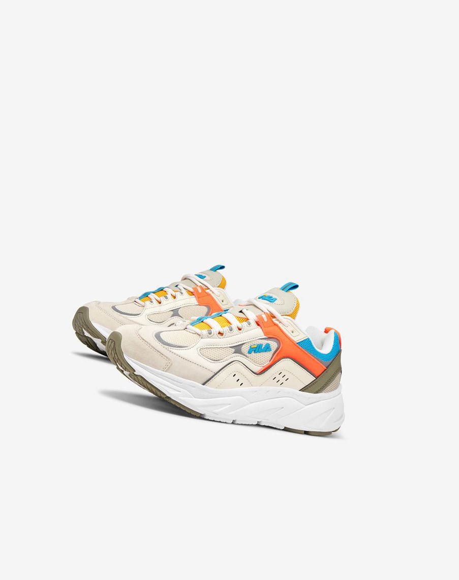 Fila Trigate Plus Sneakers Creme Blancas | 92IKBSNYL