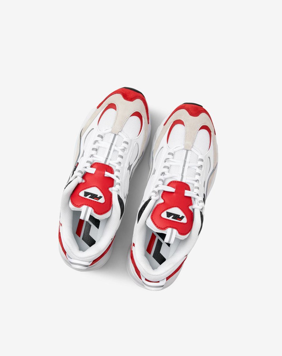 Fila Trigate Sneakers Blancas Rojas Negras | 09CIZJVTU