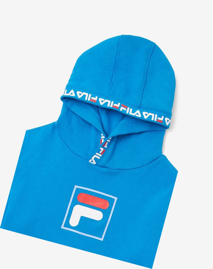 Fila Tyrone Hoodie Azules | 46AIDHTXY