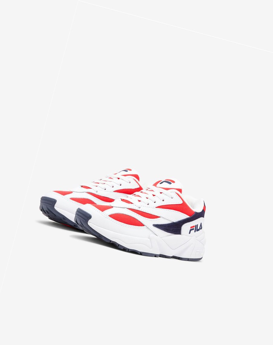 Fila V94m Tenis Shoes Fred/Wht/Fnvy | 43UTOCMKJ