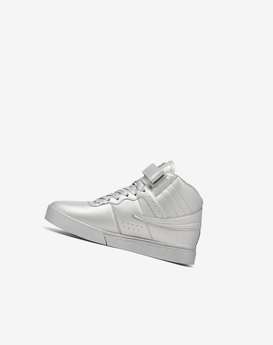Fila Vulc 13 Metallic Sneakers Plateadas | 15AJXIYFE
